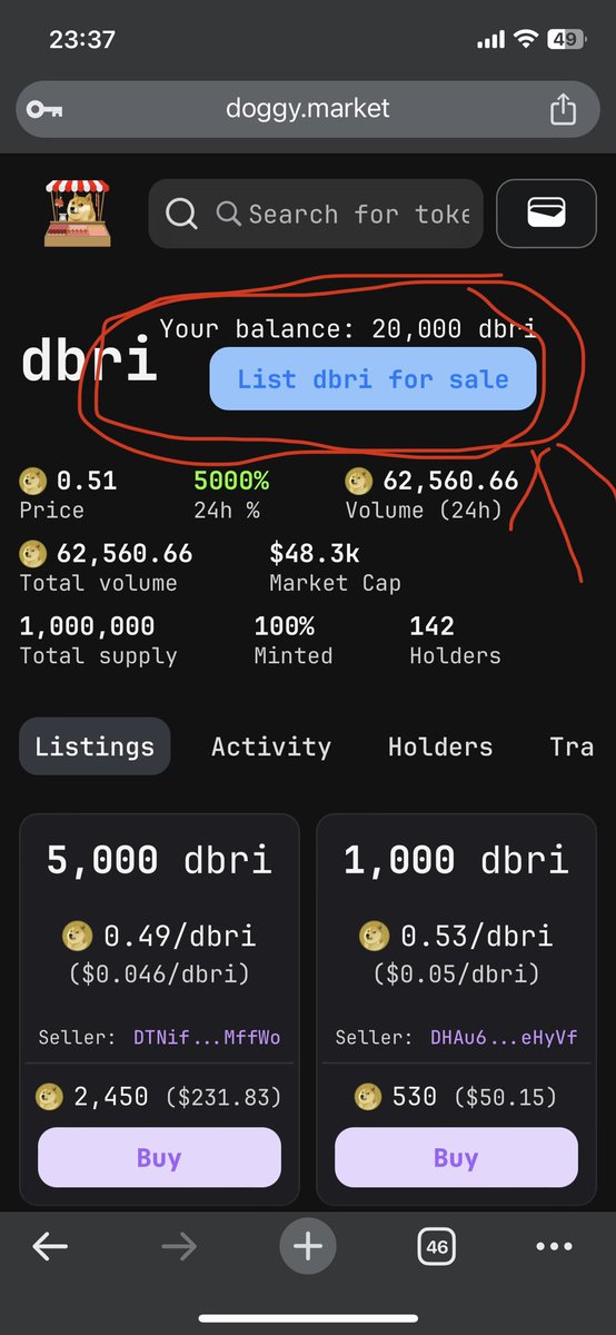 shoge_bnb's tweet photo. 🔥🔥🔥🔥🔥
Sorry for not calling $dbri
Buy it from 0.015 $doge and now 0.51 $doge total 20.000 $dbri
Just x34
Marketcap $48K too small and can up to x10
#DYOR #dbri #ddex #dogechain https://t.co/BCyPxgwo3o