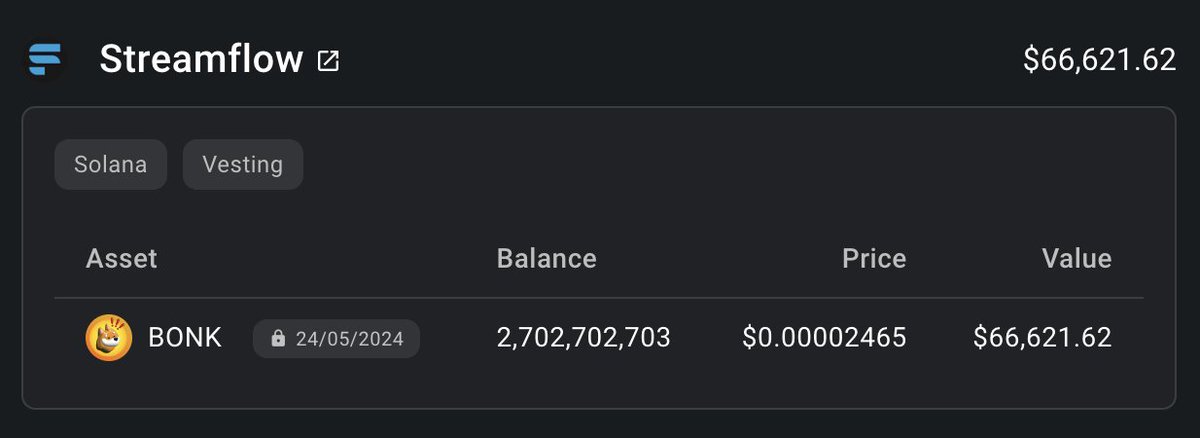 Get an even more complete view of your portfolio with @Sonarwatch Now supporting all Streamflow vesting contracts 👏