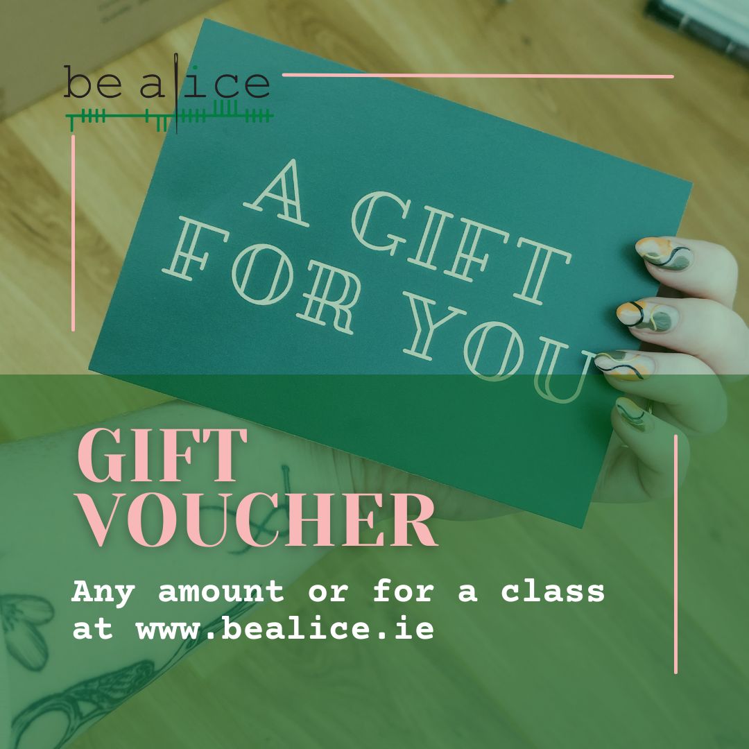 If you're not sure exactly what to get, why not get a Gift Voucher? Vouchers can be used for all products in the shop, or for classes and workshops! 
bealice.ie/product-page/g…

#handembroidery #embroiderydublin #irishembroidery #bealice