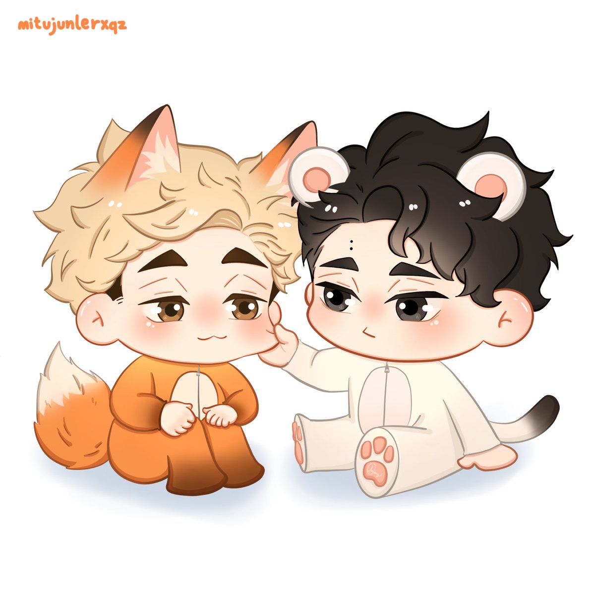 Fox Sumu & Weasel Omi 🦊🤏🏻

#sakuatsu #ซาคุอัตสึ