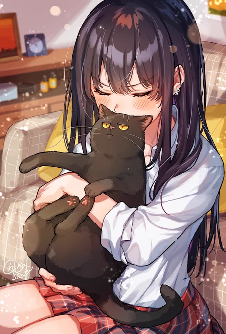 #今年も残りわずかなのでお気に入りの4枚を貼る  創作の女の子