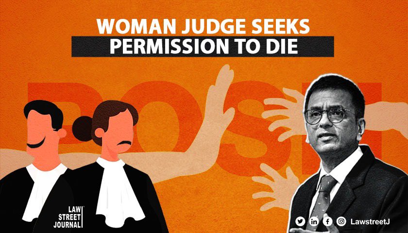 A woman judge from #UttarPradesh has sought permission from Chief Justice of India #DYChandrachud to 'end her life' alleging inaction on her complaint of #SexualHarrasment by a district judge.

#SexualHarrasment | #Suicide | #WomenEmpowerment 

Read full: rb.gy/5qf93c