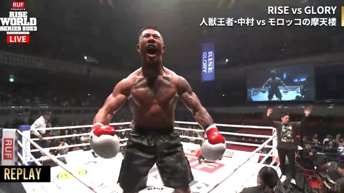 wahei0214's tweet image. 中村寛の体ヤバすぎ

キックボクサーの体つきじゃ無いよな
やっぱ身長がそんな高くないから減量気にしなくていいからかな？

#RISE_WS 
#RISE_WS2023