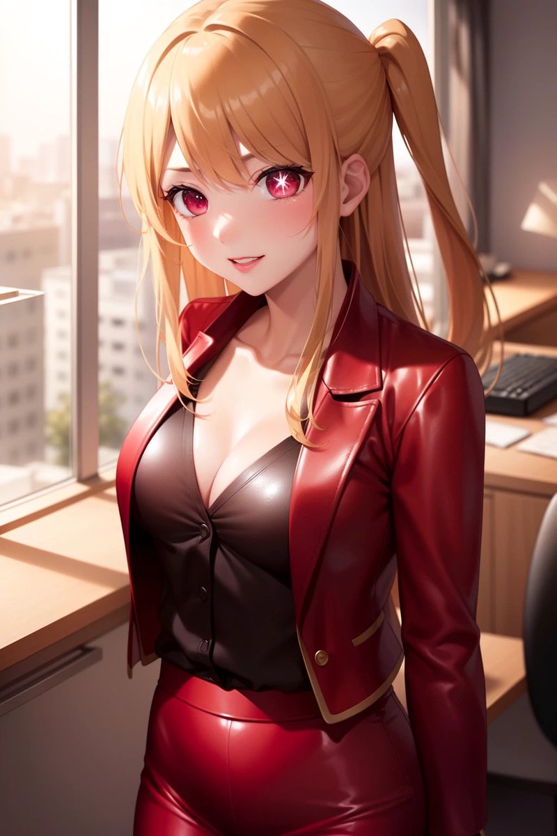 wazzz_aaa's tweet photo. Secretary Ruby hoshino #ai #aiart #aigenerated #pretty #gorgeous #beauty #cute #beautifull #beautiful #sexy #hot #anime #oshinoko #leather #secretary https://t.co/wA2a6CrLOD