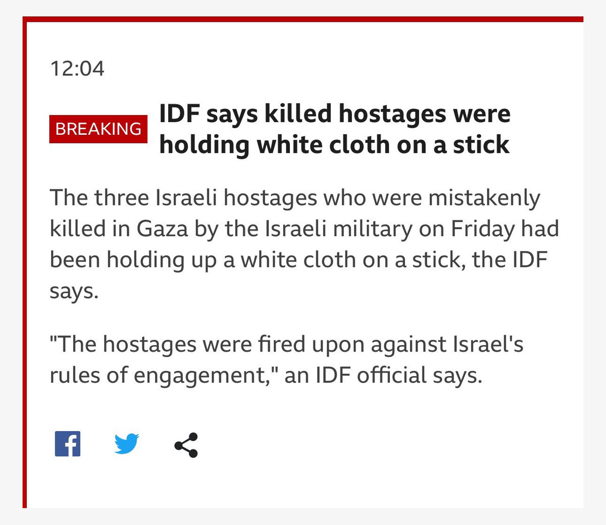 This is completely fucked. The IDF is currently acting with no sense of proper morality in Gaza and, considering Israel is currently controlled by the far right, we shouldn’t be surprised.