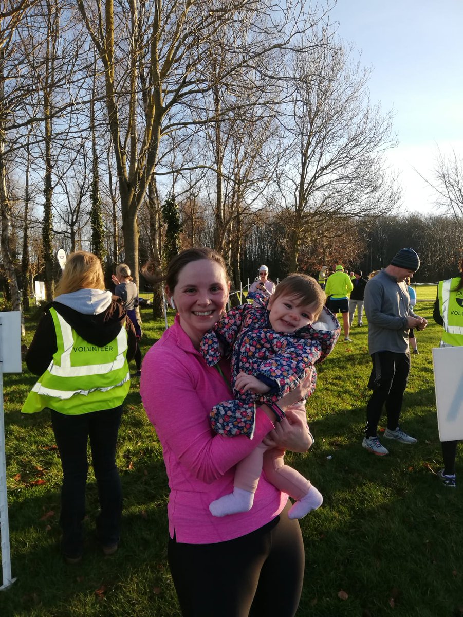 siobhangalla's tweet photo. 50th @parkrunIE today! Got to carry my favourite little person over the line as well!! https://t.co/97lhLG8itW