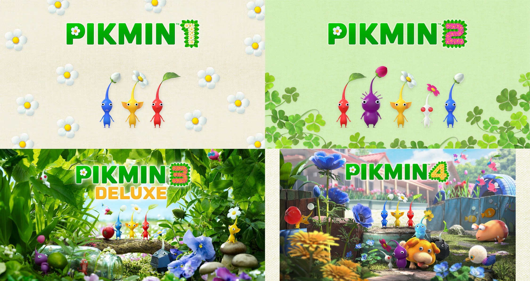 Pikmin 1+2 & Pikmin 3 Deluxe & Pikmin 4 - Nintendo Switch