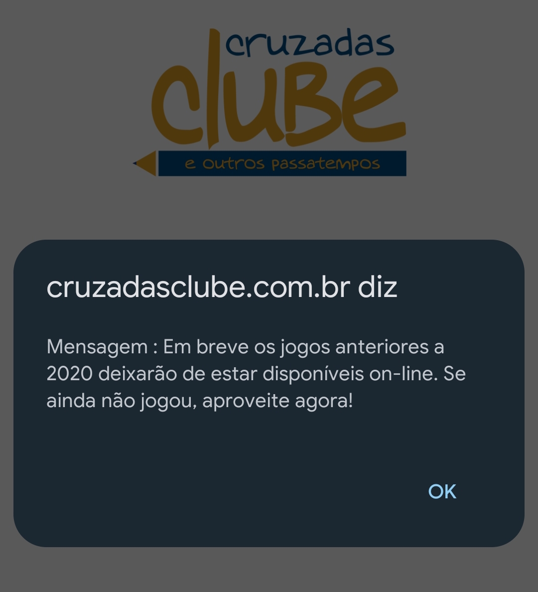 Cruzadas Clube e outros passatempos