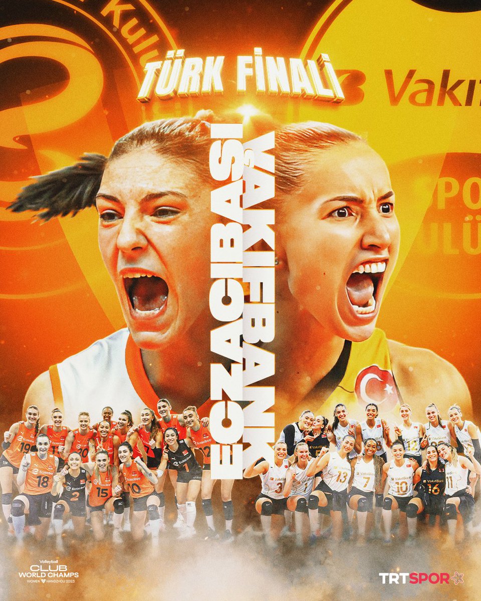 🇹🇷 Türk finali geliyor! 🤩

🏐 FIVB Dünya Kulüpler Voleybol Şampiyonası tarihinde ilk kez iki takımımızı şampiyonluk maçında seyredeceğiz.

📆 17 Aralık 2023
🏆 Eczacıbaşı Dynavit - VakıfBank