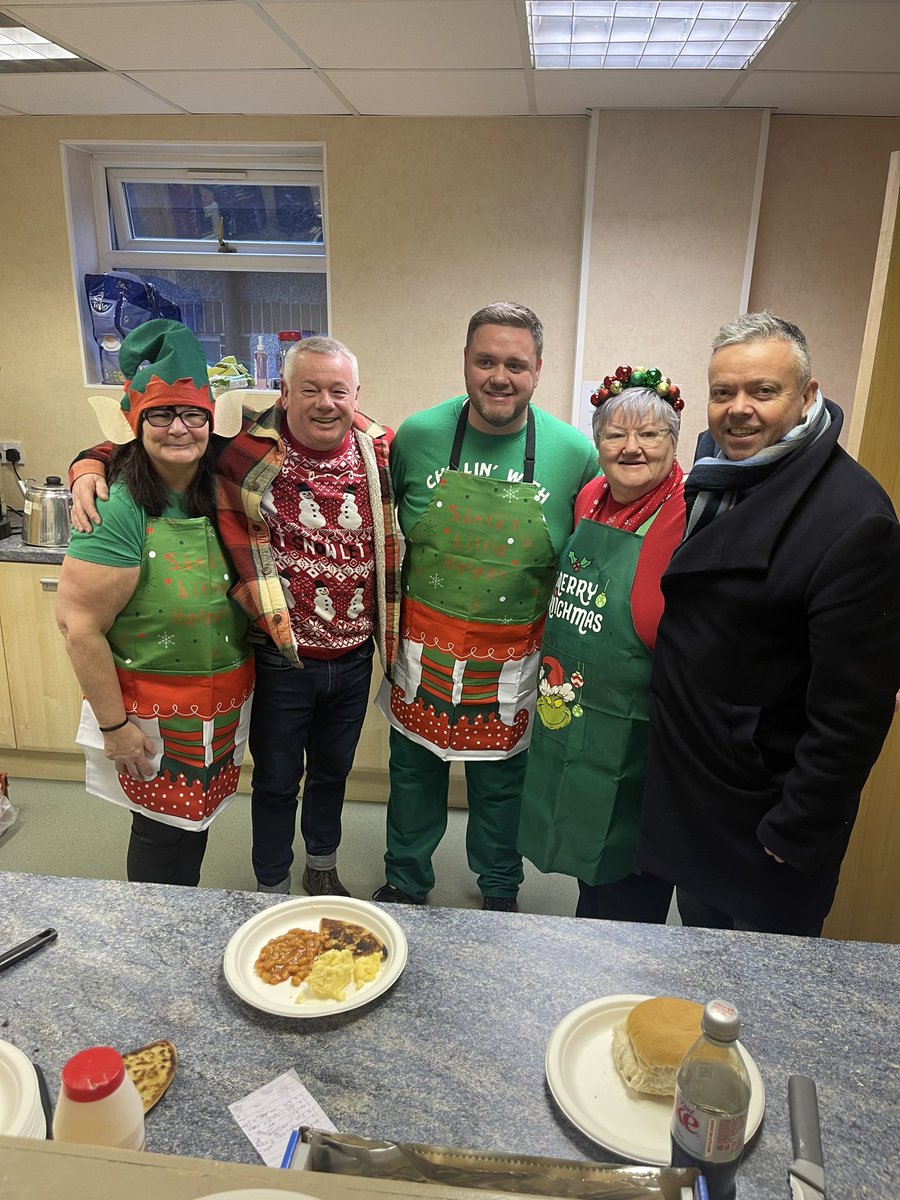 Early morning call in Salsburgh today for the Breakfast with Santa for local kids.  Many thanks to Ann Binks for the invite. Great community spirit and a credit to Ann and the team who worked so hard to make it such a success.  Merry Christmas to all involved.