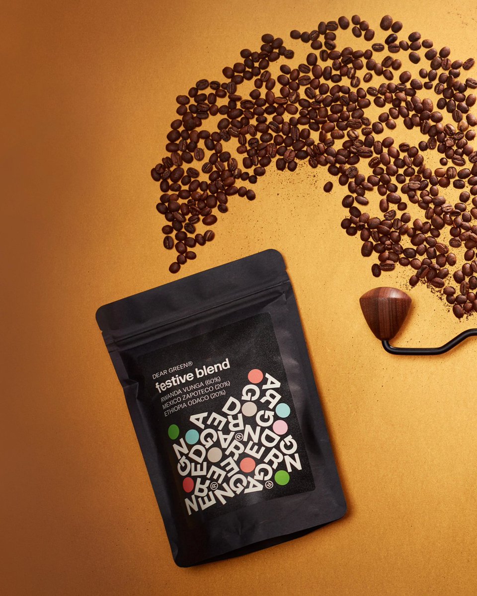 Time is running out to secure your bag of Festive Blend before the big day. Once it sells out, it's gone for good! 🥲

Don't forget, our festive pop-up shop is open next week for all your last-minute gifts 🎁

Shop Festive Blend ➡️ deargreencoffee.com/products/speci…