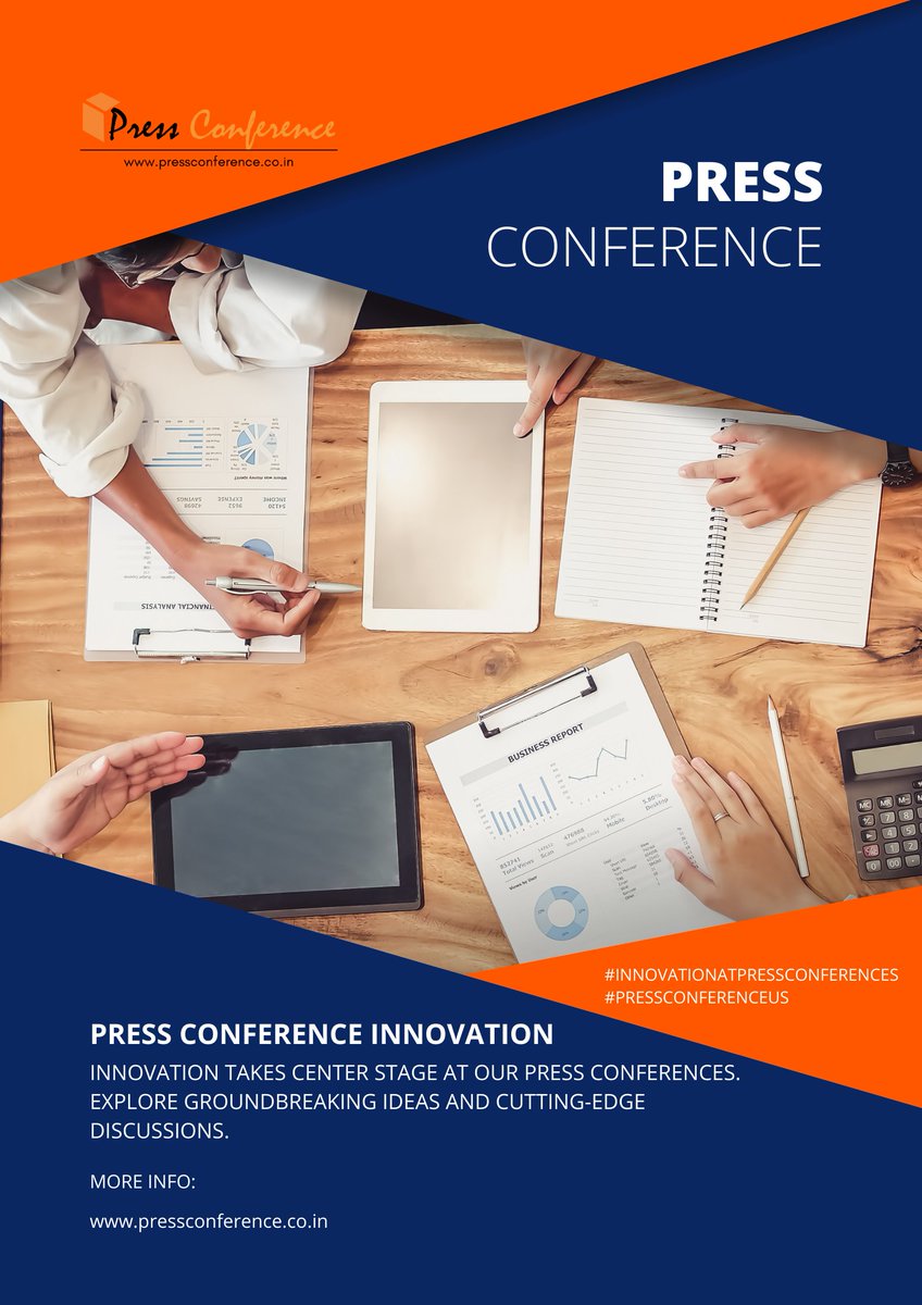 ConferenceUs's tweet image. Press Conference InnovationInnovation takes center stage at our press conferences. Explore groundbreaking ideas and cutting-edge discussions. #InnovationAtPressConferences #PressConferenceUS pressconference.co.in