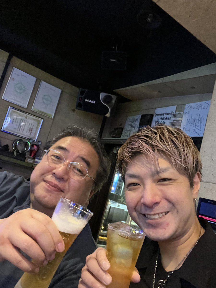 半田さんが来てくれました🥰
お久しぶりです😆
