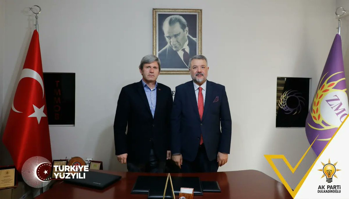 AbdullahKalin46's tweet photo. Biz Varız!

31 Mart 2024 Mahalli İdareler Seçimleri kapsamında bugün Ziraat Mühendisleri Odası Kahramanmaraş Şube Başkanı Sayın Mustafa Kırbaş beyefendiyi ve Yönetim Kurulu Üyelerimizi ziyaret ederek Dulkadiroğlu İlçemiz için istişarelerde  bulunduk. https://t.co/3Wdlf4gHNN
