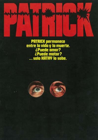 TheFilmFair's tweet photo. Spanish movie poster for #Patrick (1978 - Dir. #RichardFranklin) #SusanPenhaligon #RobertThompson #RobertHelpmann https://t.co/ed0K8VBrQN