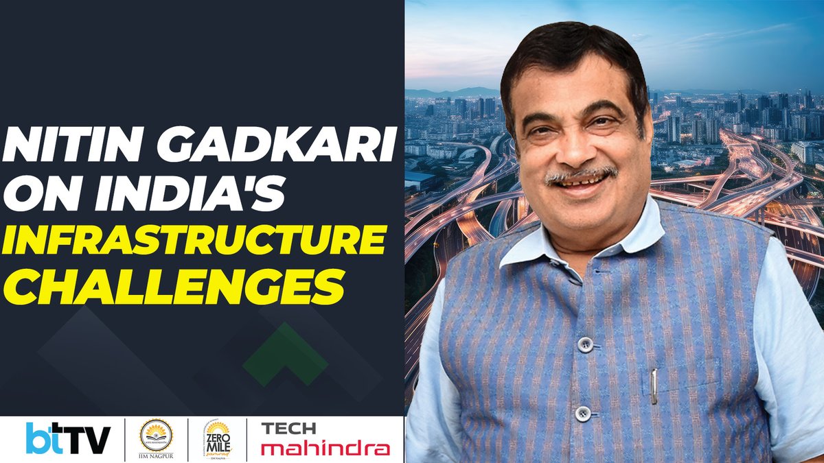 business_today's tweet photo. How India Can Navigate Prestige Projects, Equitable Infrastructure & More In Its Economic Journey?
Watch LIVE: @szarabi @nitin_gadkari @OfficeOfNG @zms_iimn @IIMNagpurIndia @tech_mahindra #ZeroMileSamvad #IIMNagpur #ZMS #IndianEconomy #EquitableInfrastructure https://t.co/j0JGcyajtw