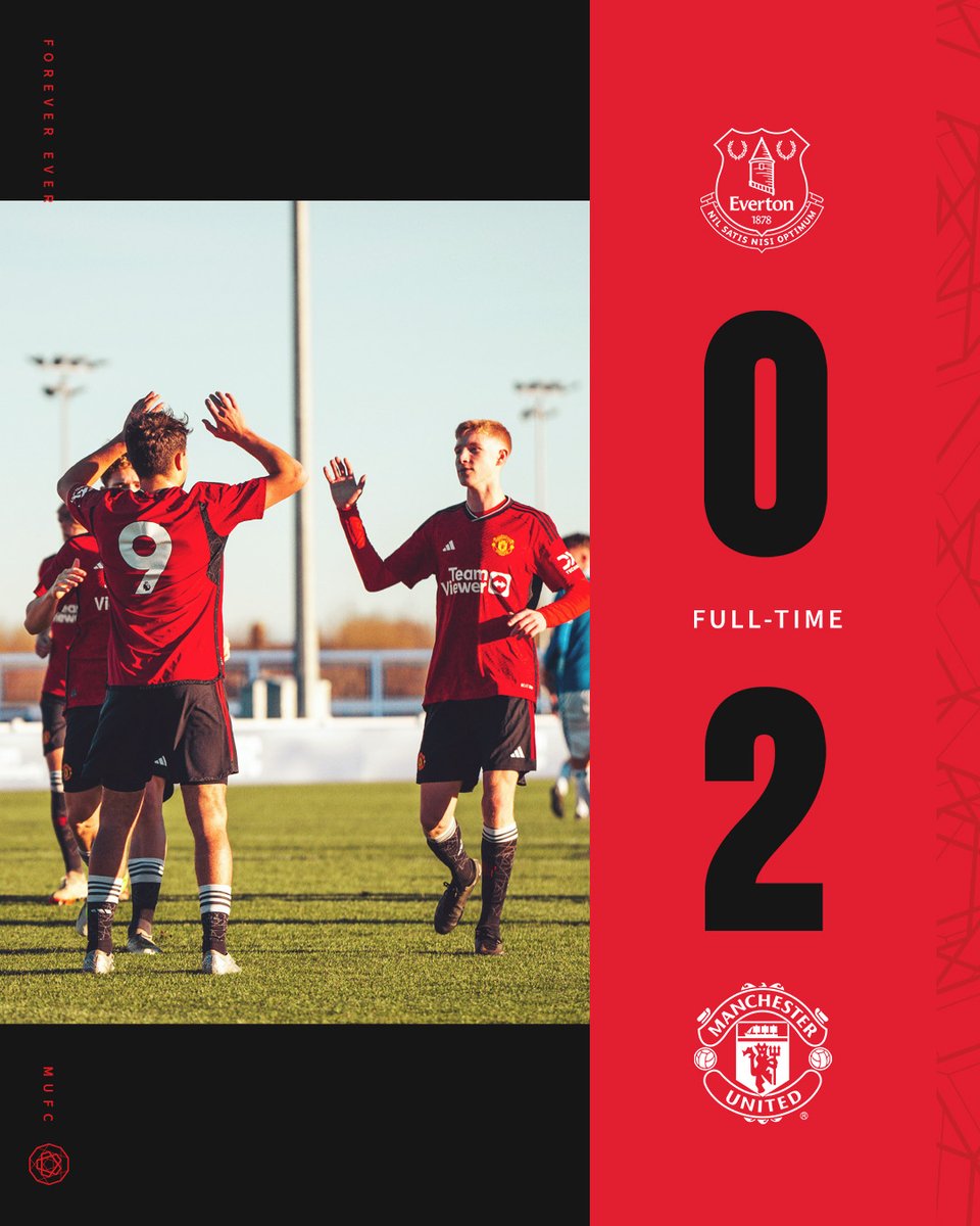 Another #U18PL success for our U18s 👏 That's 🔟 league wins on the spin for our young Reds 🌪️ #MUFC || #MUAcademy