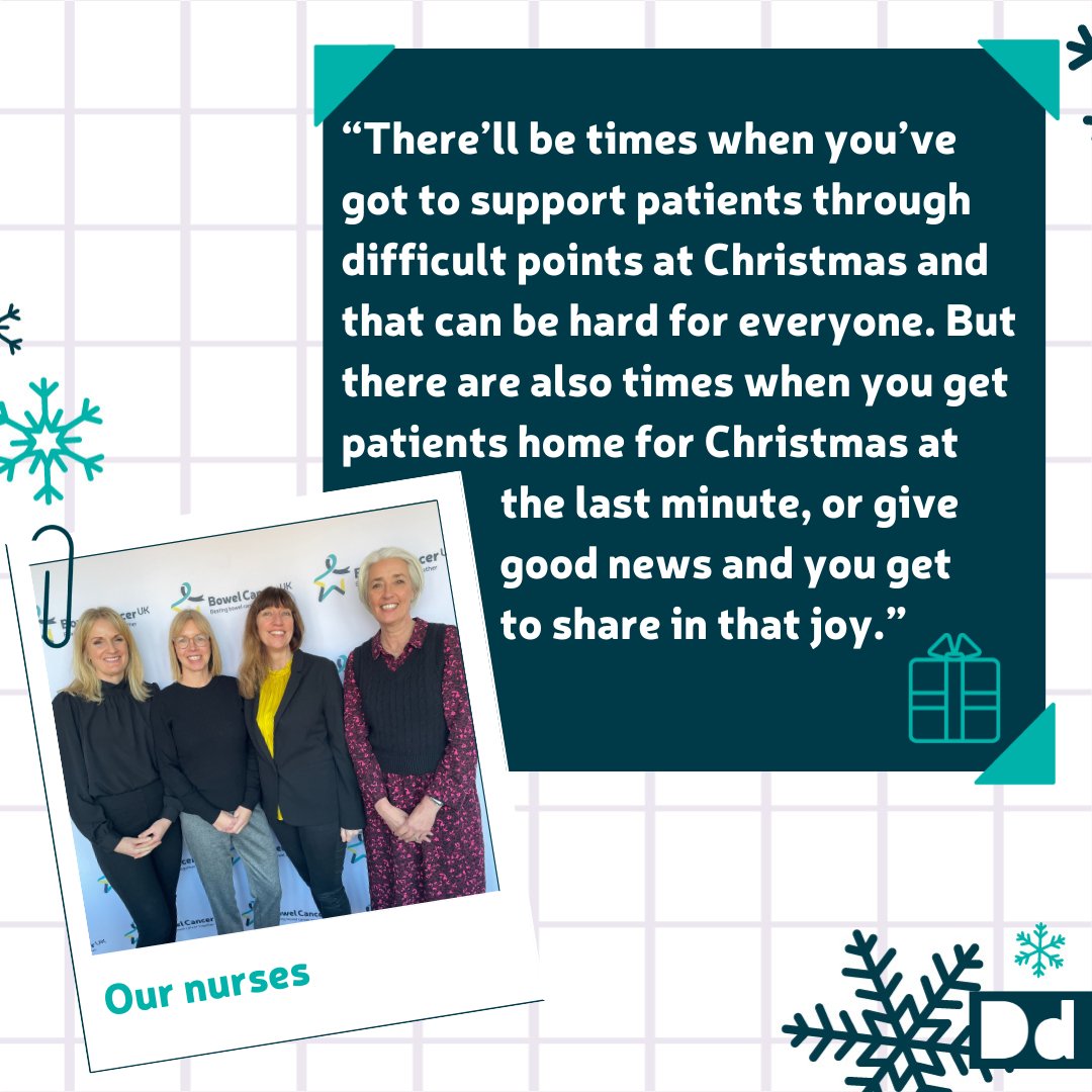 One of our nurses, Claire, shared her experience of working over the festive period for today's #DecemberDiaries💛 Our nurses can provide you with information and support. If you ever need them, please get in touch: bit.ly/42sJThP