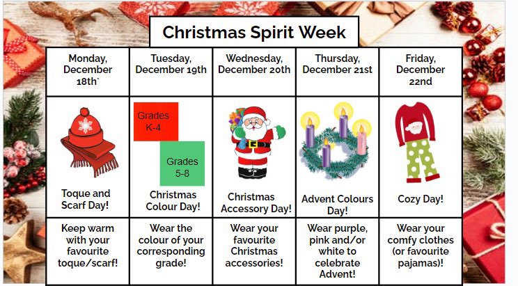 Holy Family Stars! Next week is our Christmas Spirit Week. Looking forward to seeing all the wonderful school spirit. #christmas2023 #studentparliament  <a href="/HOFAM_DPCDSB/">Holy Family DPCDSB</a>