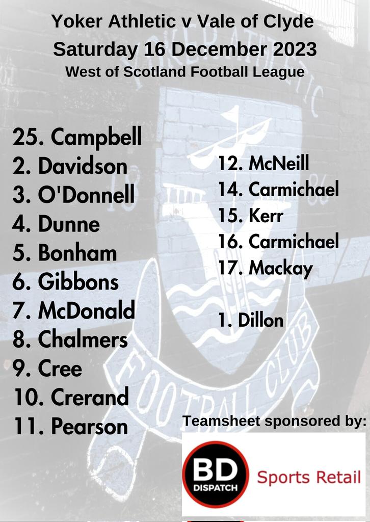 Yoker Athletic tweet media