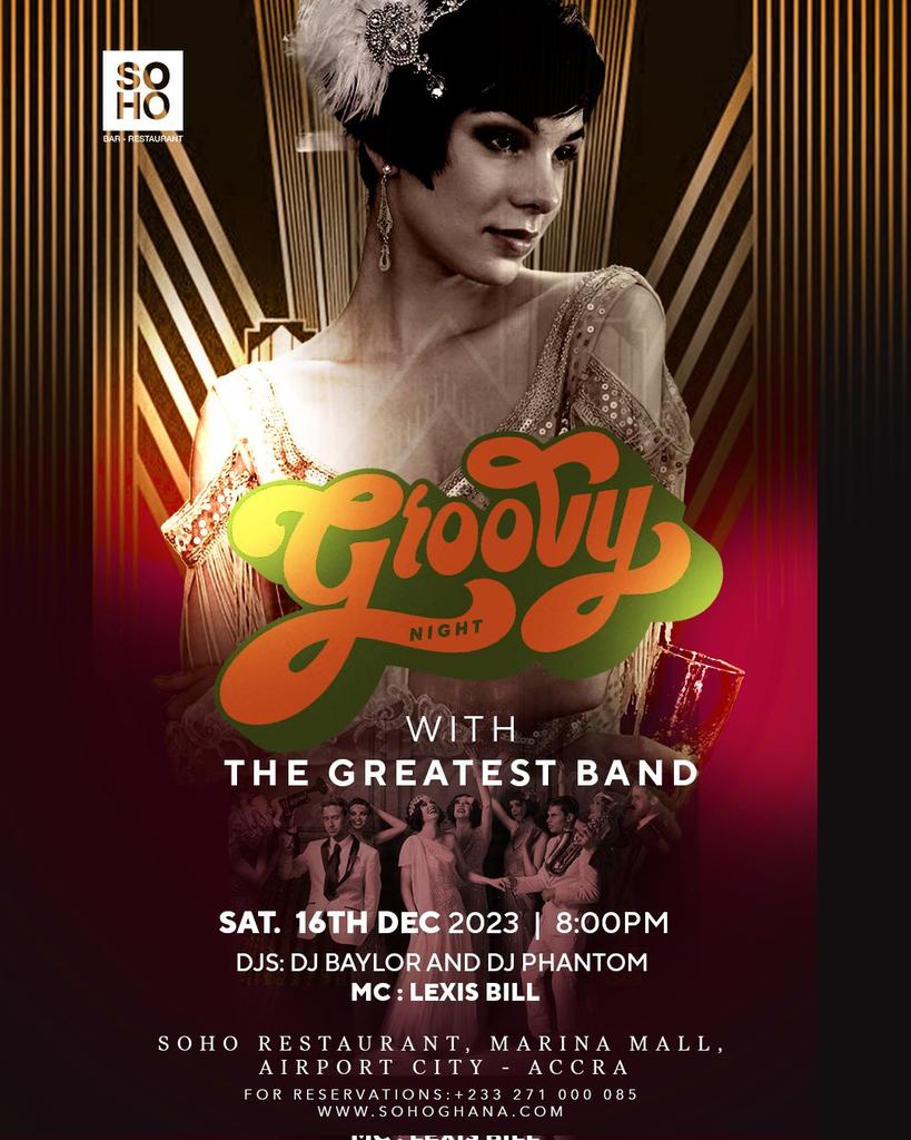 PREACH_KILZY's tweet photo. Family and friends you say we dey in the month of celebration 🎊🎉
#GroovySaturday is about to make it more enjoyable
Feel the #GroovySaturday 
Check flyer for details 
@Don_deezygh https://t.co/x4VcnSYsOl