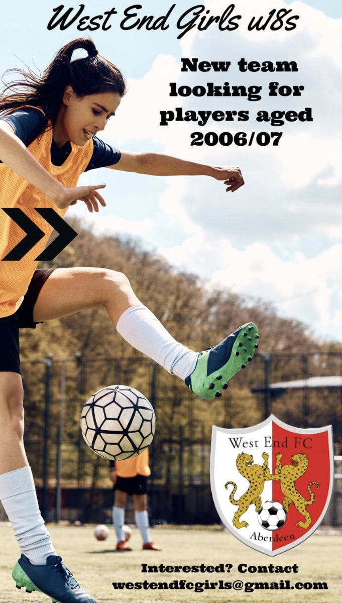 westendfcgirls's tweet photo. Plans for football in 2024? If not and you are looking for more game time or a new challenge get in touch about joining @west_endfc U18s.

We are looking for players born 2006/2007 to join the team.

Contact westendfcgirls@gmail.com if interested. https://t.co/j2MxUh6Q5e