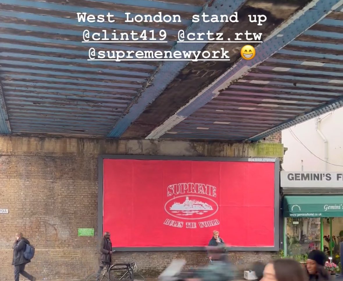 alexissurtwi's tweet photo. RT @AstroMagazine_: 🚨Supreme x Corteiz !

Les deux géants du streetwear collaborent pour bientôt 🤯 https://t.co/ICd9D32JEY