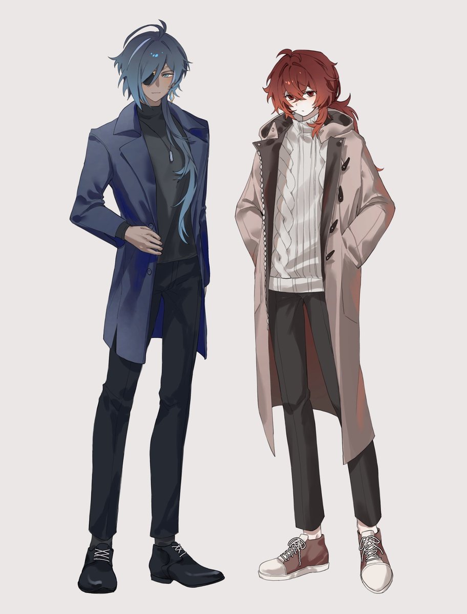 ZeHuiJ_'s tweet photo. #Kaeya #Diluc https://t.co/8kQB2jhnD1