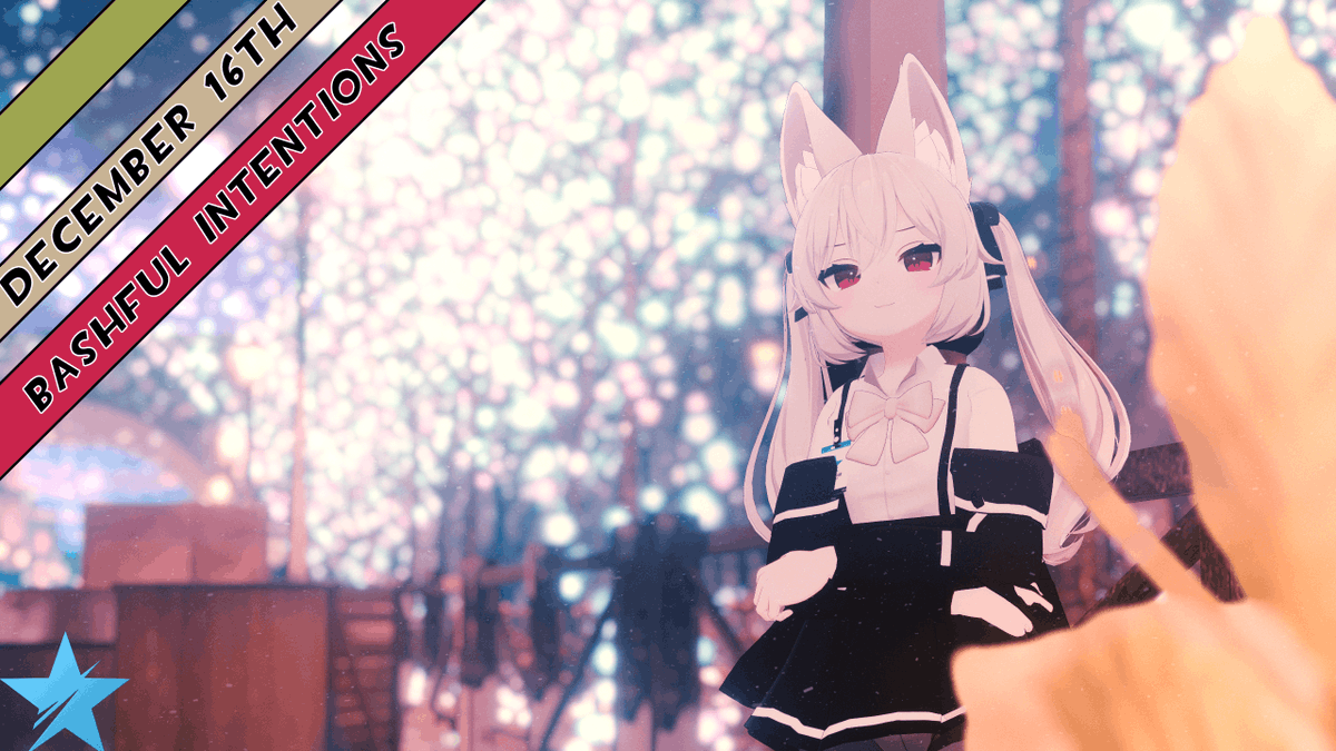 BlueStarVRC's tweet photo. 🌟 Bashful Intentions 🌟
It's nice to see her not yelling for once

#VRChat #VRC #Christmas https://t.co/JxEnq7PHJk