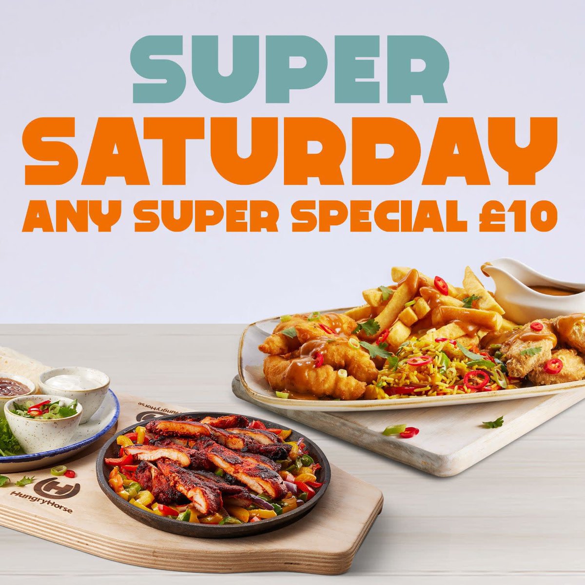 Super special for £10? Yes please!!
Enjoy one of our delicious super special dishes at an epic price today!
