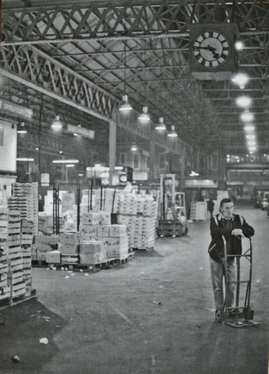 'Spitalfields introduced us to a different world - nocturnal, Dickensian, raw and bubbling with commerce. It made us think of Mr Micawber and Sam Weller; their language and manners.' #Spitalfields91 #spitalfieldsmarket #localhistory #eastlondon