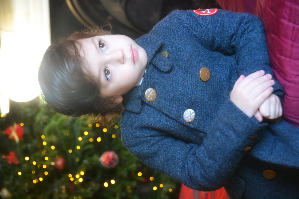 AdelaEdithDarcy's tweet image. I managed to get Christmas pics of half the kids the other day. Myles, Alistair and Edward.