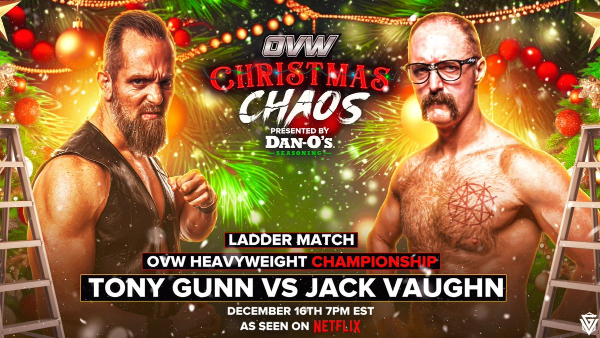 MrPEC_Tacular's tweet photo. TONIGHT 7pmET, DON'T MISS OVW CHRISTMAS CHAOS!!
It's our last LIVE SHOW OF THE YEAR!
We're SOLD OUT so the only way to watch is on PPV:
https://t.co/1itFkYzgyS
I face #overGEEK EC3 in CHAINED CARNAGE!
-THEE FACE of OVW, THEE LEADER of OVW, Mr. OVW, OVW's MAN
@WilliamShatner https://t.co/W0m0pnCYQ2