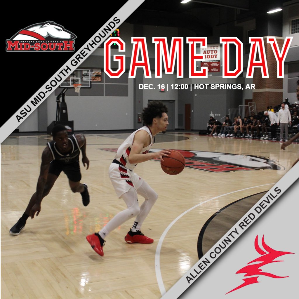 Day 2 of the National Park Holiday Classic for the Greyhounds final test of the semester. 

🗓 Fri, Dec 15
🆚 Allen County
⏰ 12:00pm
📍Hot Springs, AR
📺 np.edu/live

⚫️🔴💪🏼
#GreyhoundNation