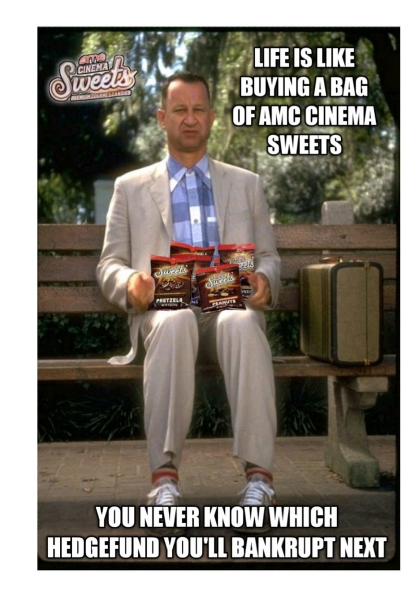 <a href="/CEOAdam/">Adam Aron</a> #AMCNOTLEAVING 🍫🍿
#AMCCinemaSweets 🍫🎬