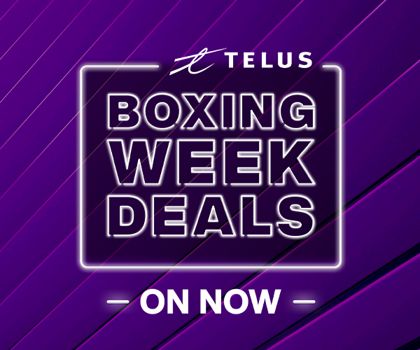Renrik's tweet photo. Unwrap endless holiday magic with our @TELUS Boxing Week deals! Save on the latest phones, unlimited plans, internet and more on Canada’s most trusted network. https://t.co/UFQE7vIt0v #TeamTELUS https://t.co/DvYVg35teW