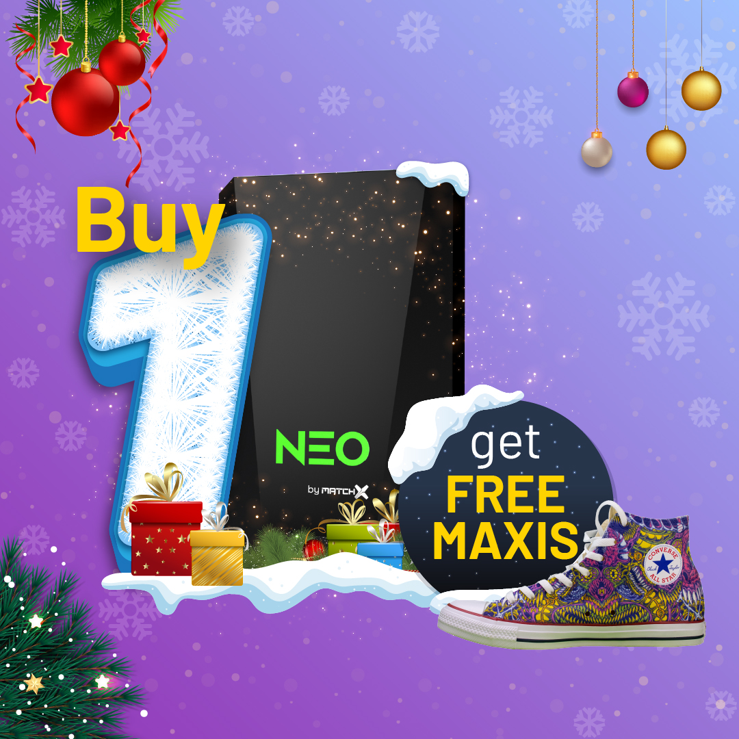 matchx_iot's tweet photo. Double joy continues! Buy 1 NEO, get Free Maxis. 🎉 Mine, Save, Celebrate – 24 Days of Surprises! 🌟 Shop now at https://t.co/NutHI9BztN! https://t.co/exbYLtIMbu