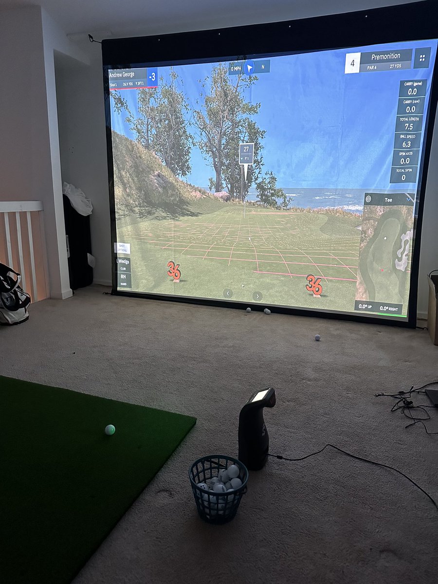 Infinitely better use of home office space. And soon to be shared with 15-20 neighbors nearby. ⛳️🔥

#golf #golfsimulator #golfcommunity