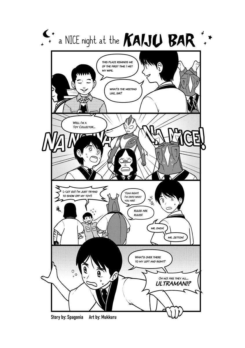 For Volume 3, I did another comic but this time I collaborated with my best friend and writer @gransaberd (Spagonia)!

I also did tons of the graphic design for the pages of Vol. 3 too.

Go grab a copy of SHUWATCH!! today! It's great!!!! O(%)o 