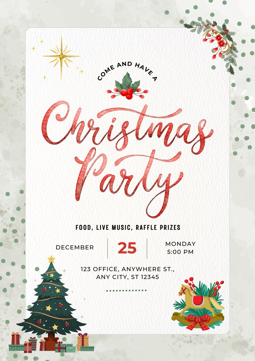 rachelhch's tweet photo. Office Holiday Celebration Poster @canva #CanvaDesignChallenge #CanvaDesign #CanvaLove #Canva #DesignedWithCanva #Poster #Design #PosterDesign #Holiday #Celebration #ChristmasParty #Christmas #Party #DigitalArt #Office #OfficeParty https://t.co/OrpPIxiUDb https://t.co/FSITHksGo4