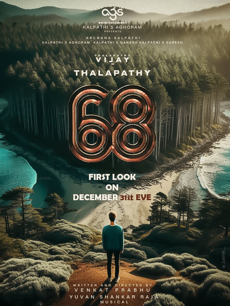 Exclusive : Anticipating a high-quality first look for #Thalapathy68. Hoping for a classy poster from @gopiprasannaa and special care from @vp_offl Excited for a massive poster in the New Year! 👀🔥 Thalapathy 68 First Look designing For @gopiprasannaa Waiting ✅ Posters