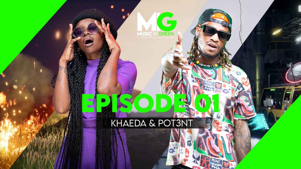MusicInGreenbcg's tweet image. MUSIC IN GREEN Ep.01
This fire episode features the ever so flamboyant pair
@allthings_khaeda & @_Pot3nt
.
.
Make sure to click the link in the description to go and watch!
Stay Tuned for an amazing trip 🔥✨️
#bigcatgraphics #musicingreen #mig