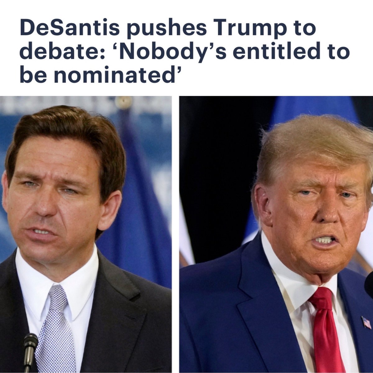 Good Morning ☀️ #TeamSanity Trump owes Republican voters, a DeSantis debate. He owes the American people answers for his actions in 2020 and his current rantings. Trump needs to answer, why he has zero regrets for pushing thru a shot that has harmed more people than it…