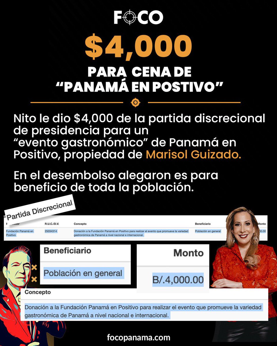 juventudcd's tweet image. Con la boca llena no se habla. 
@MariGuizado jalando la teta del estado, así cualquiera ve un Panamá en positivo
