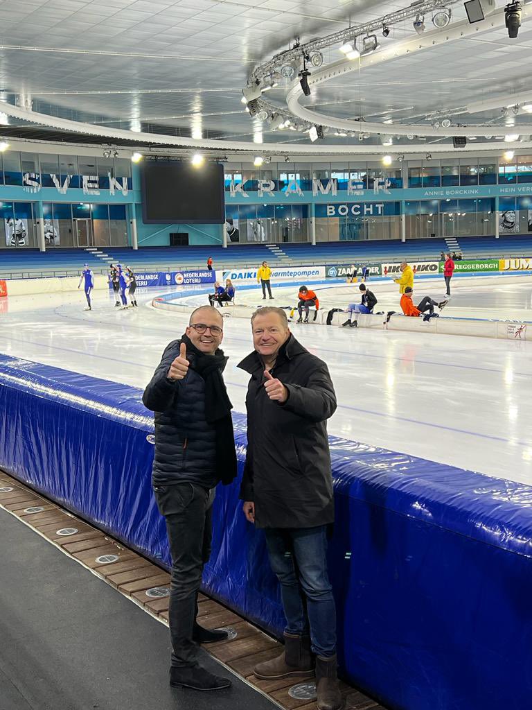 Op uitnodiging van de familie Boekema aanwezig als sponsor bij de kampioenschappen schaatsen. 🥇 #jackboekema  #thialf #schaatsen <a href="/Thialf/">Thialf</a>