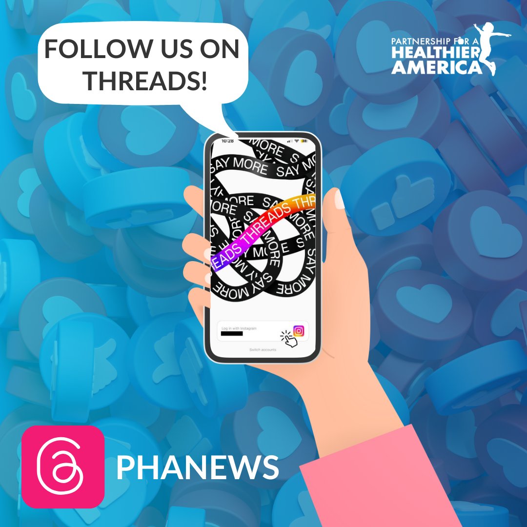 Follow us on Threads to join the conversation, stay updated on our latest initiatives, and follow along with our programmatic work! threads.net/@phanews