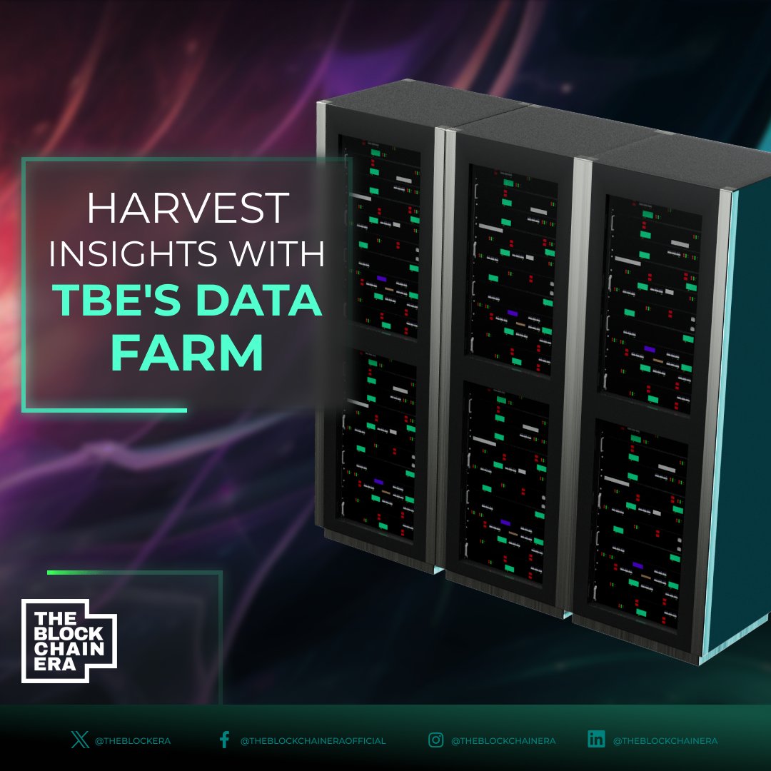 theblockera's tweet photo. TBE's data server farm is where insights grow, empowering you to make data-driven decisions in the blockchain arena.
#TBE #TheBlockchainEra #DataFarm https://t.co/6jo4iL25El