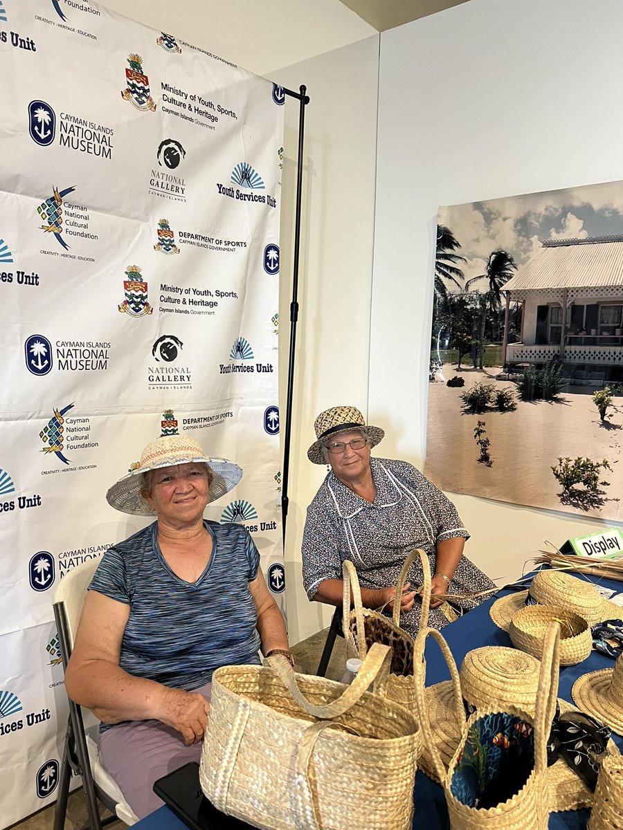 JaneOwenCayman's tweet photo. Wonderful to see the new Cayman Collection opened yesterday in West Bay. Enjoyed seeing some expert weaving skills and admiring pots- some 400 years old! https://t.co/0kbAHmQA0L