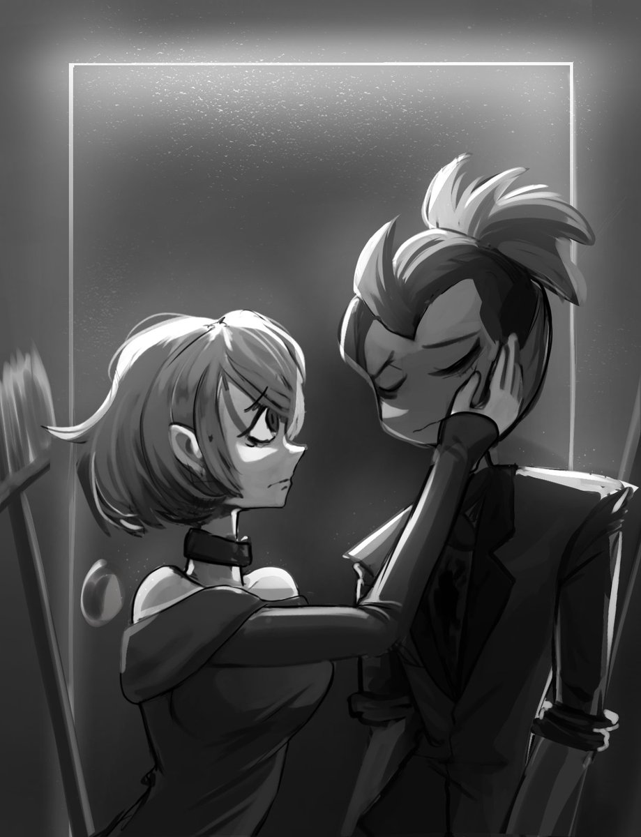 Kimberlyannasky's tweet photo. #IrishAngel Flashback!
"A Moment To Cry"
Takes place during episode 31 of @AxelGear11's #Arackniss!
#MontgomeryPython also belongs to @AxelGear11 while the design of him belongs to @dommato1!
Comission art by @Ottotopus! 
#HazbinHotel #HazbinHotelOC #KimberlyannaSky #SkyPython https://t.co/RGlc62F0i6