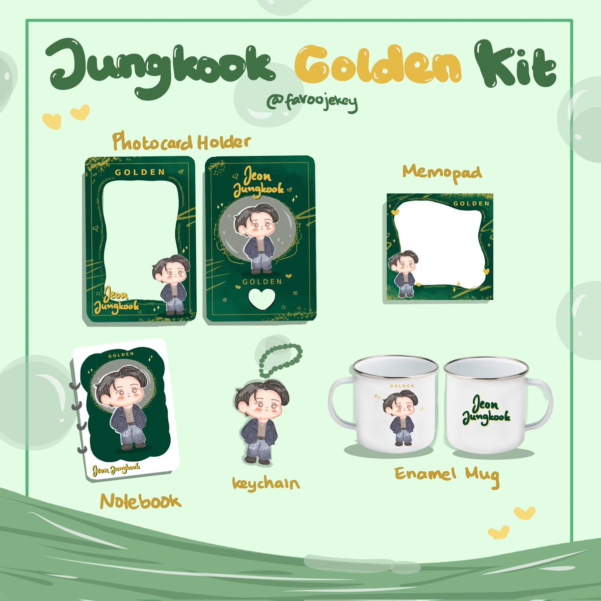 favoojekey's tweet photo. GIVEAWAY MERCH FANMADE JUNGKOOK BY @favoojekey 🥰💜

Rules:
RT tweet ini + LIKE
RT pinned
Rep mau yang versi mana^^

End ASAP💜 https://t.co/xEUAJuiLXZ